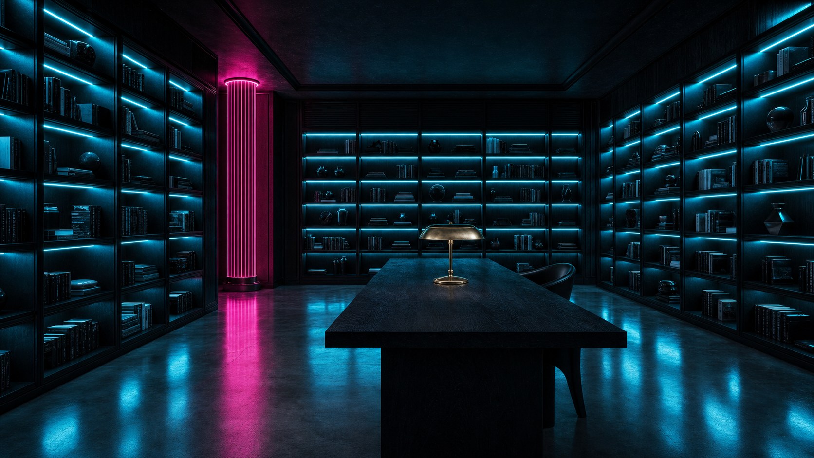 The Library — Vol I IFC, Dynasty Campus interior, doctrine reading room